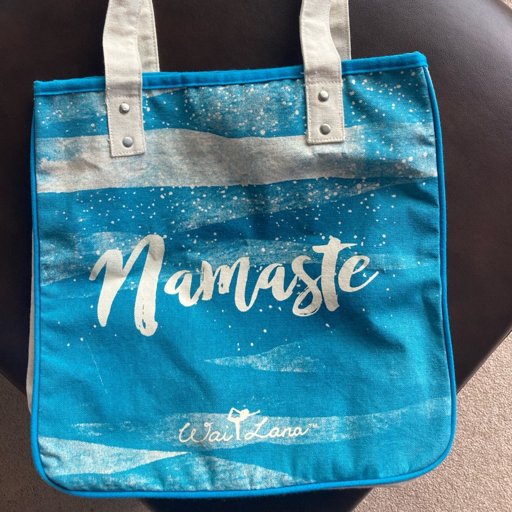 Namaste tote canvas bag